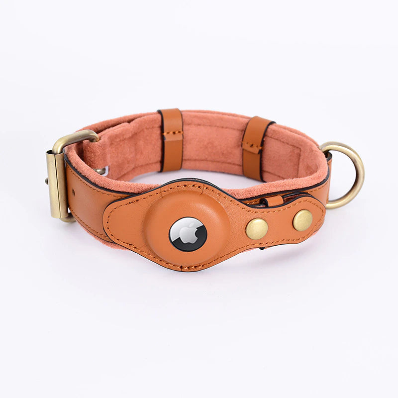 Leather Air Tag Collar