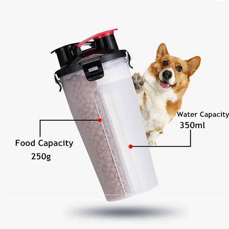 2 In 1 Pet Travel Bottle