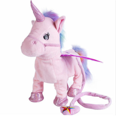 Walking Unicorn Plush Toy