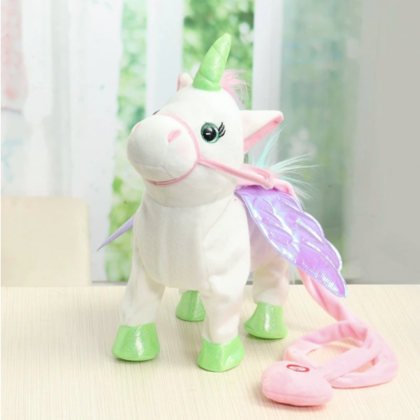 Walking Unicorn Plush Toy