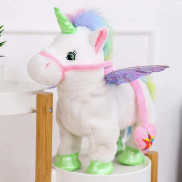 Walking Unicorn Plush Toy