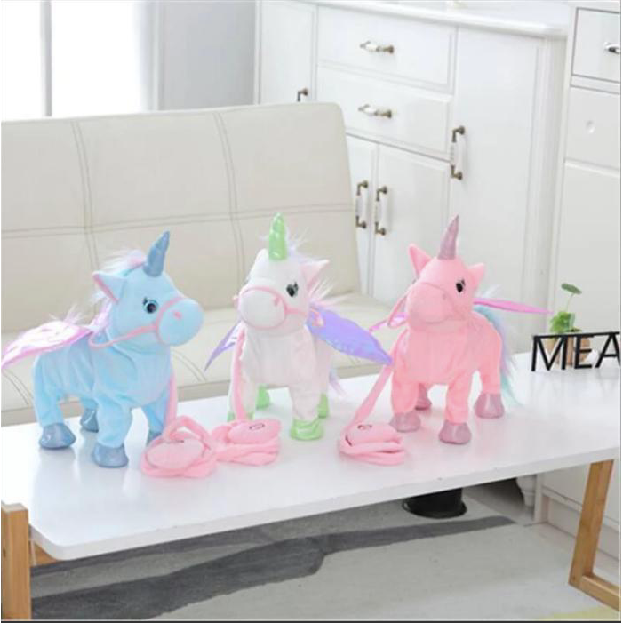 Walking Unicorn Plush Toy