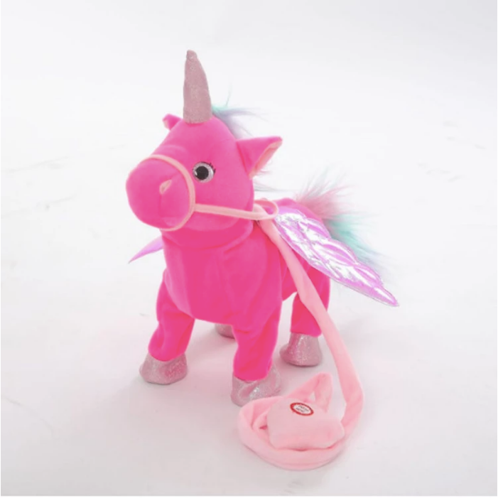 Walking Unicorn Plush Toy