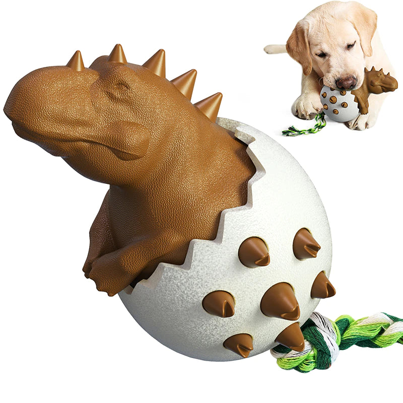 Dinosaur Eggs Dog Chew Toy