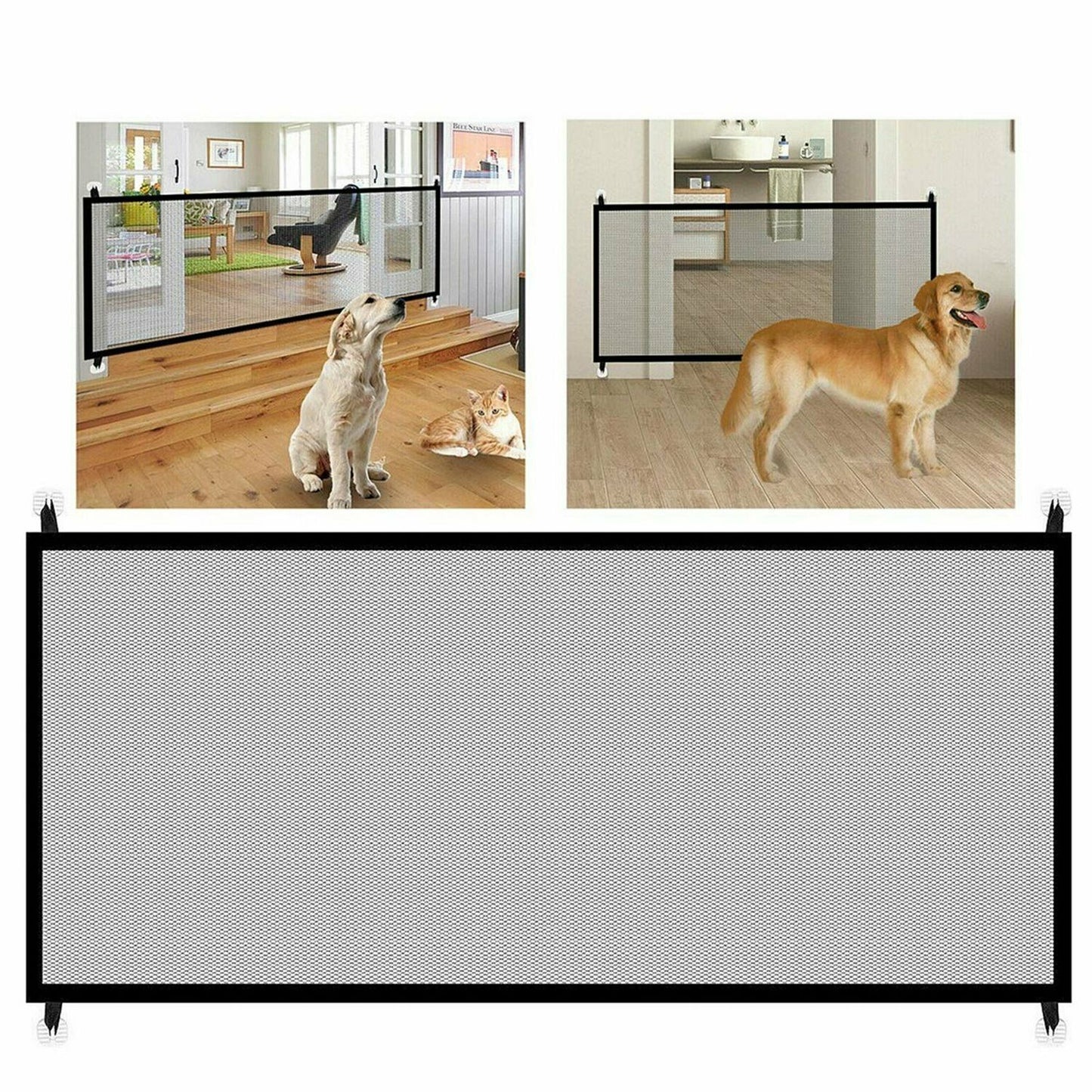 Durable Dog Mesh Gate